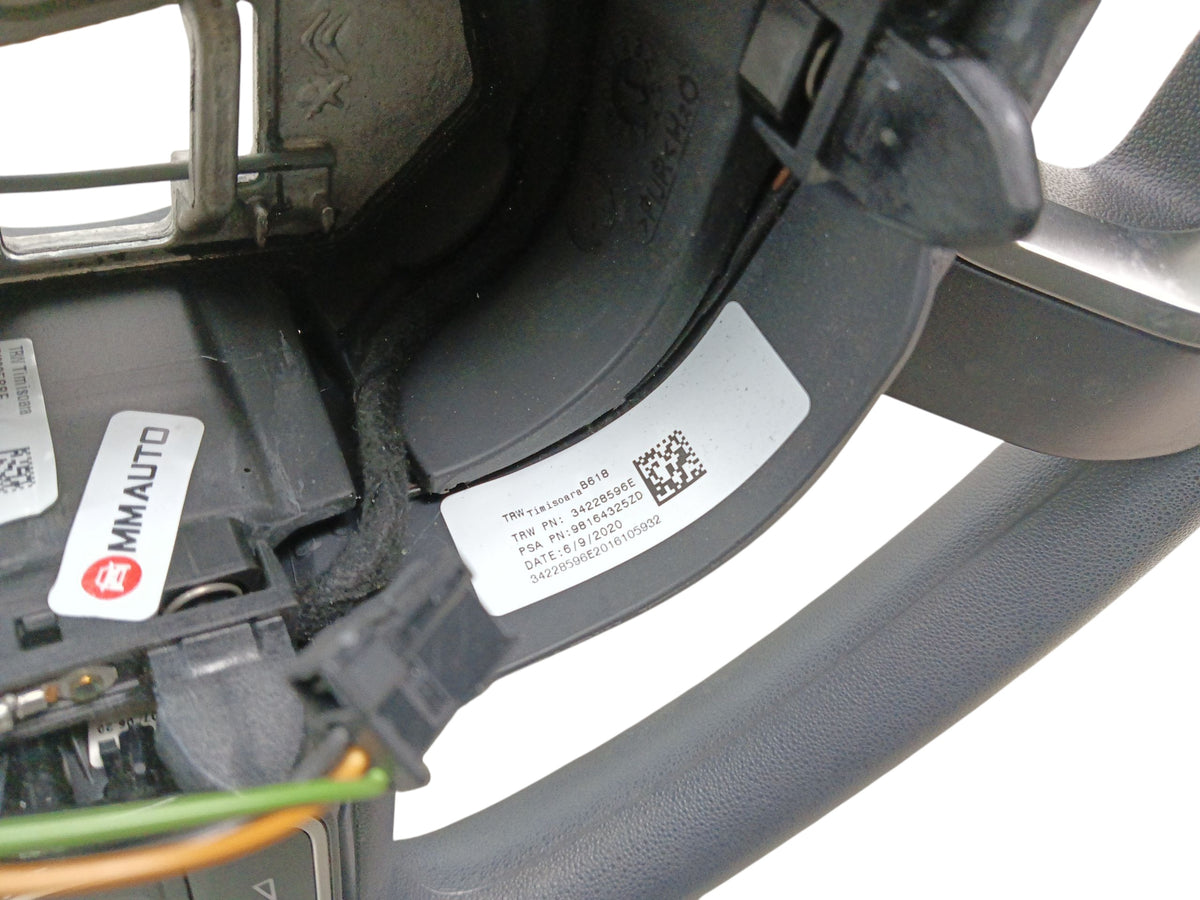STEERING WHEEL CITROEN C3 III 98164325ZD MULTIFUNCTIONAL