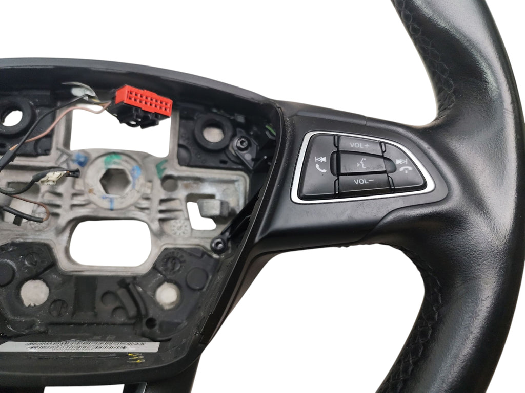 STEERING WHEEL LEATHER FORD FOCUS MK3 LIFT (2014-2018) MULTIFUNCTIONAL