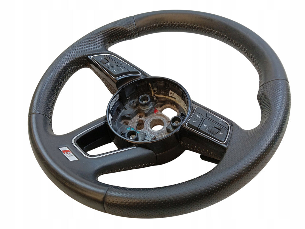 STEERING WHEEL LEATHER MULTIFUNCTION PADDLE AUDI A5 F5 8W S-LINE 8IN0419689