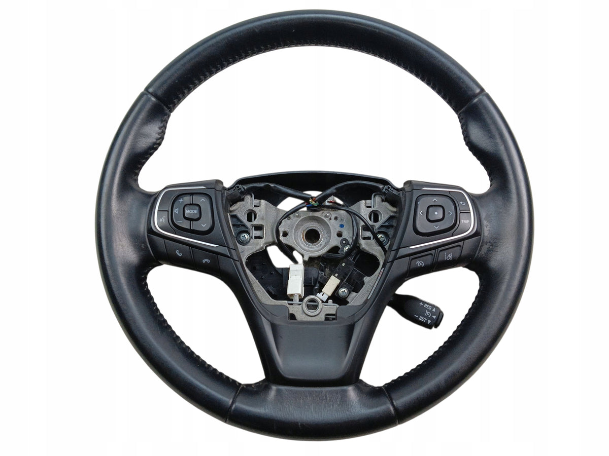 STEERING WHEEL LEATHER TOYOTA AVENSIS T27 GS120-06500 MUTIFUNCTIONAL BLADES