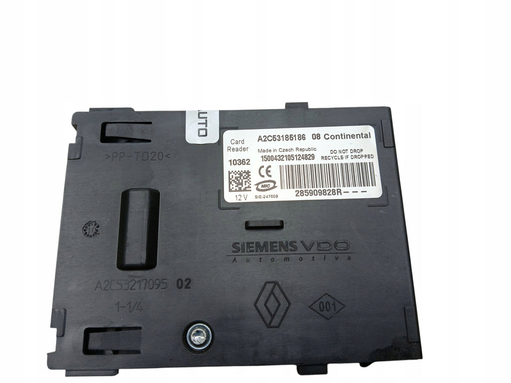 STEERING WHEEL LOCK INSERT CARD READER RENAULT MEGANE III 3 8200604932