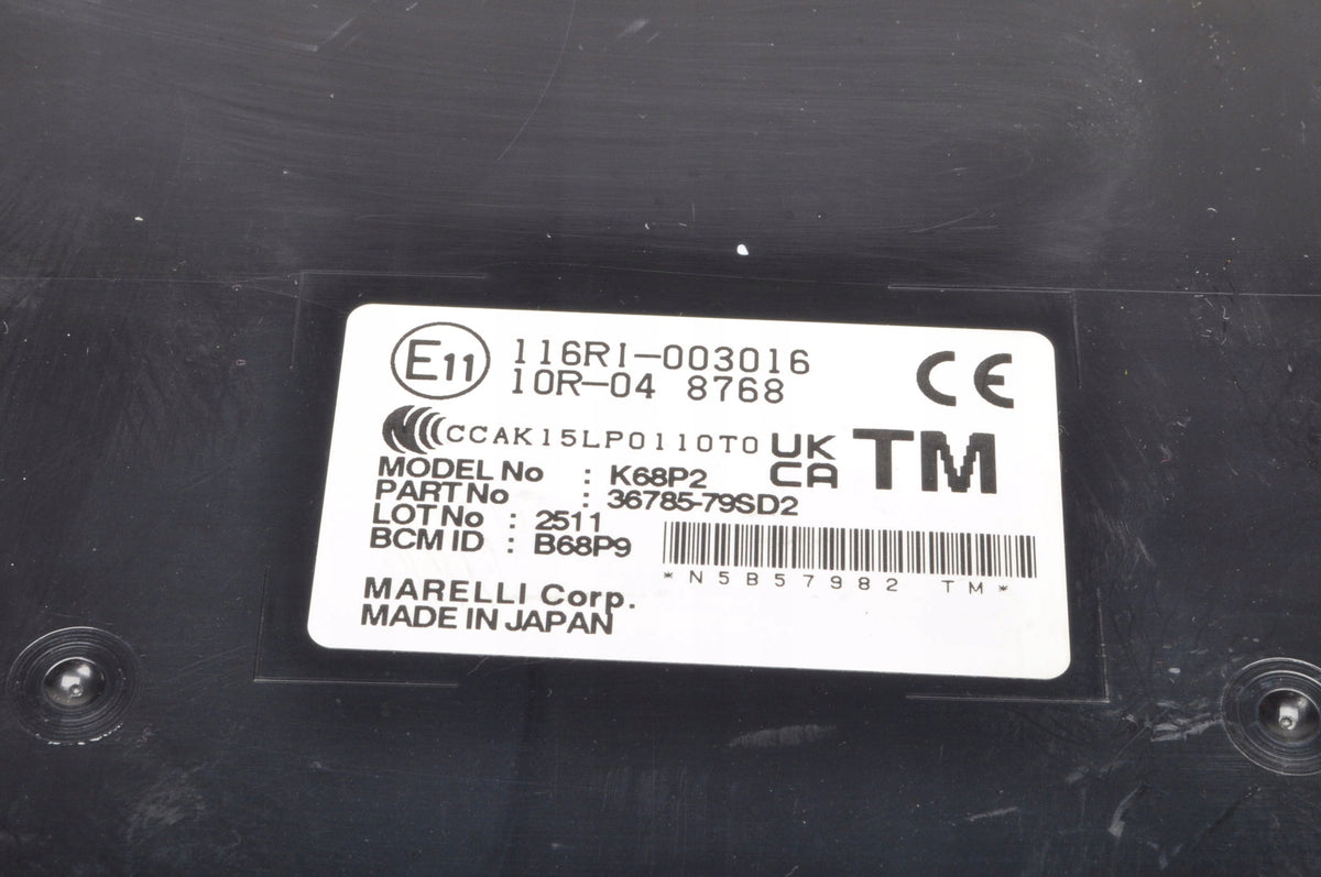 SUZUKI SWIFT MK8 1.2 HYBRID COMFORT MODULE 36785-79SD2