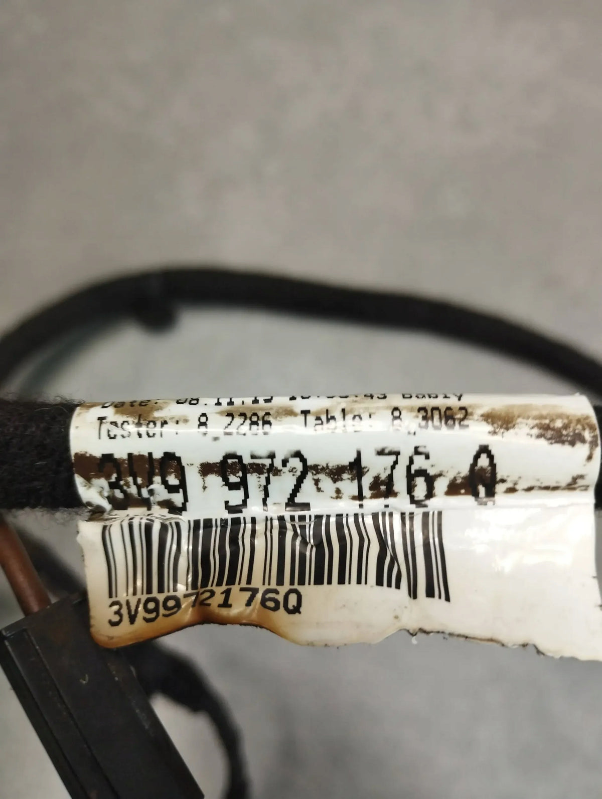 Skoda Superb 3V COMBI ELECTRICAL HARNESS, HOODS 3V9972176A
