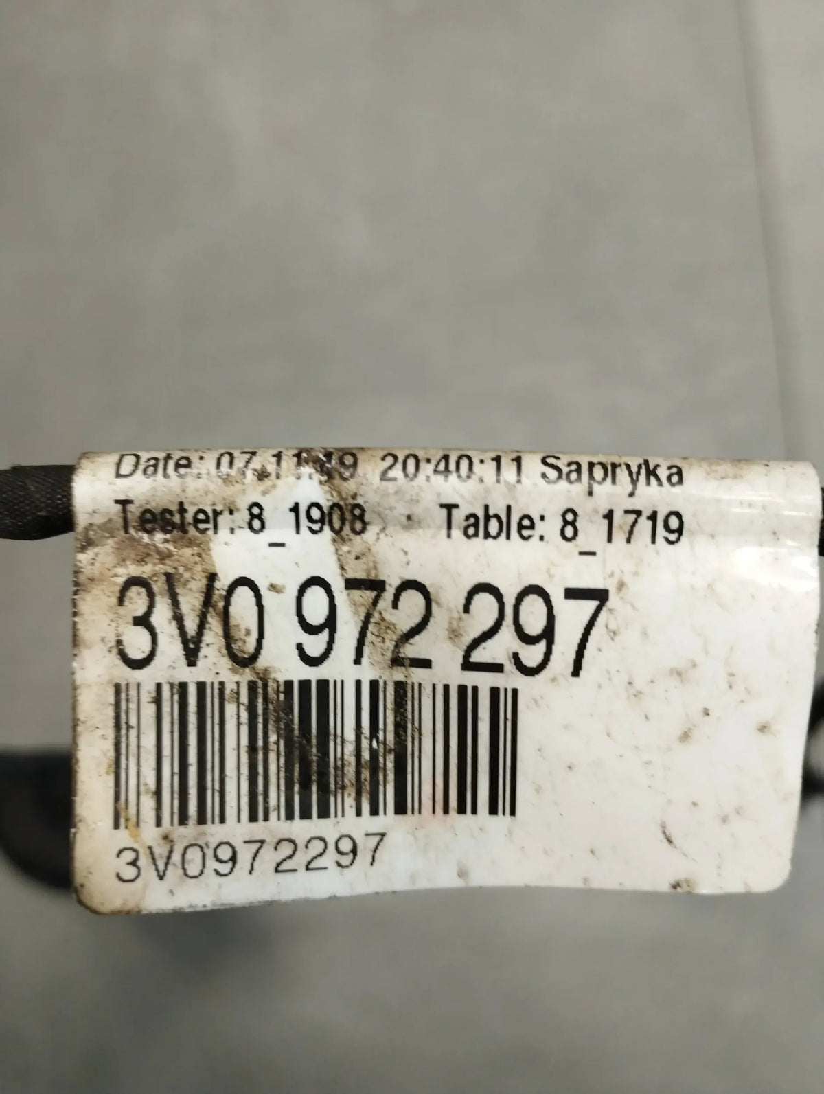 Skoda Superb 3V ELECTRIC CABLE 3V0972297