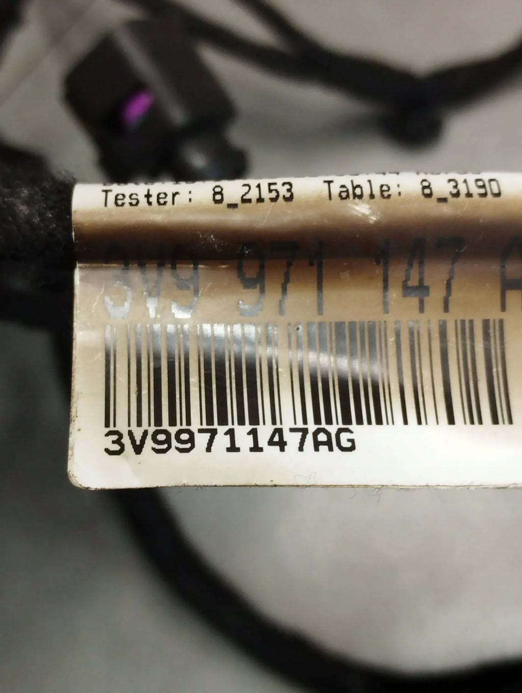 Skoda Superb 3V hatch wiring harness 3V9971147A