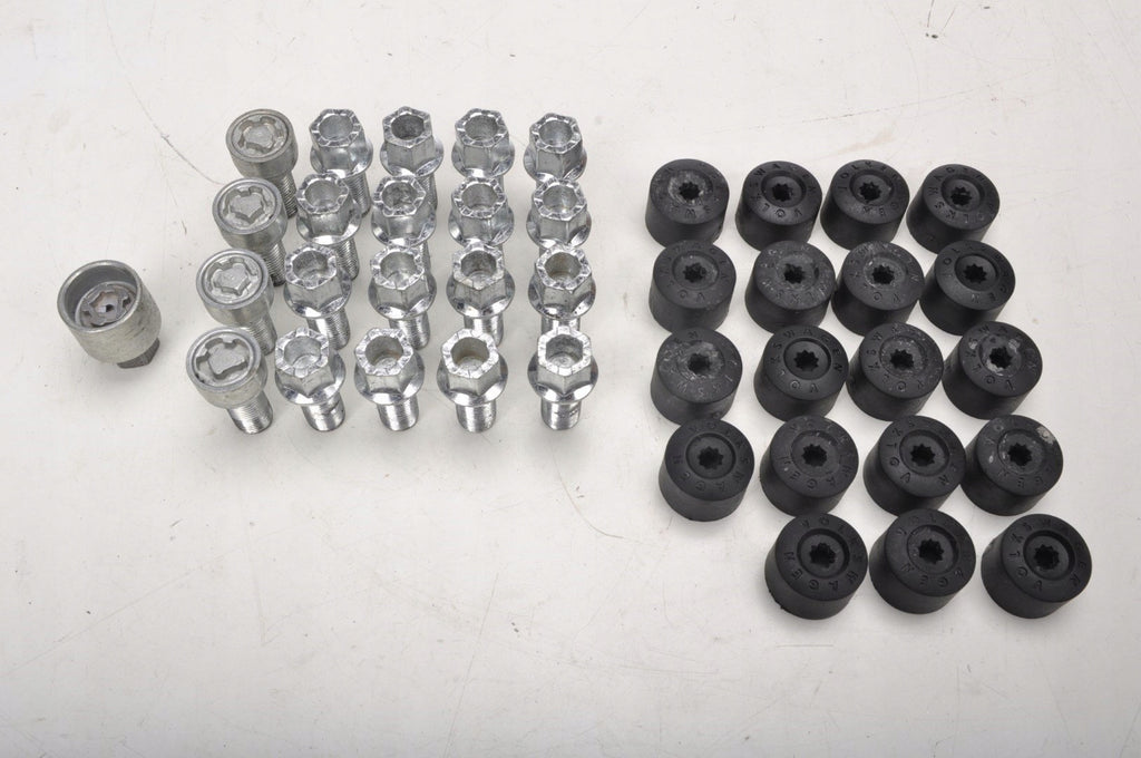 T-ROC WHEEL SCREWS ANTI-THEFT CAP SET END CAPS