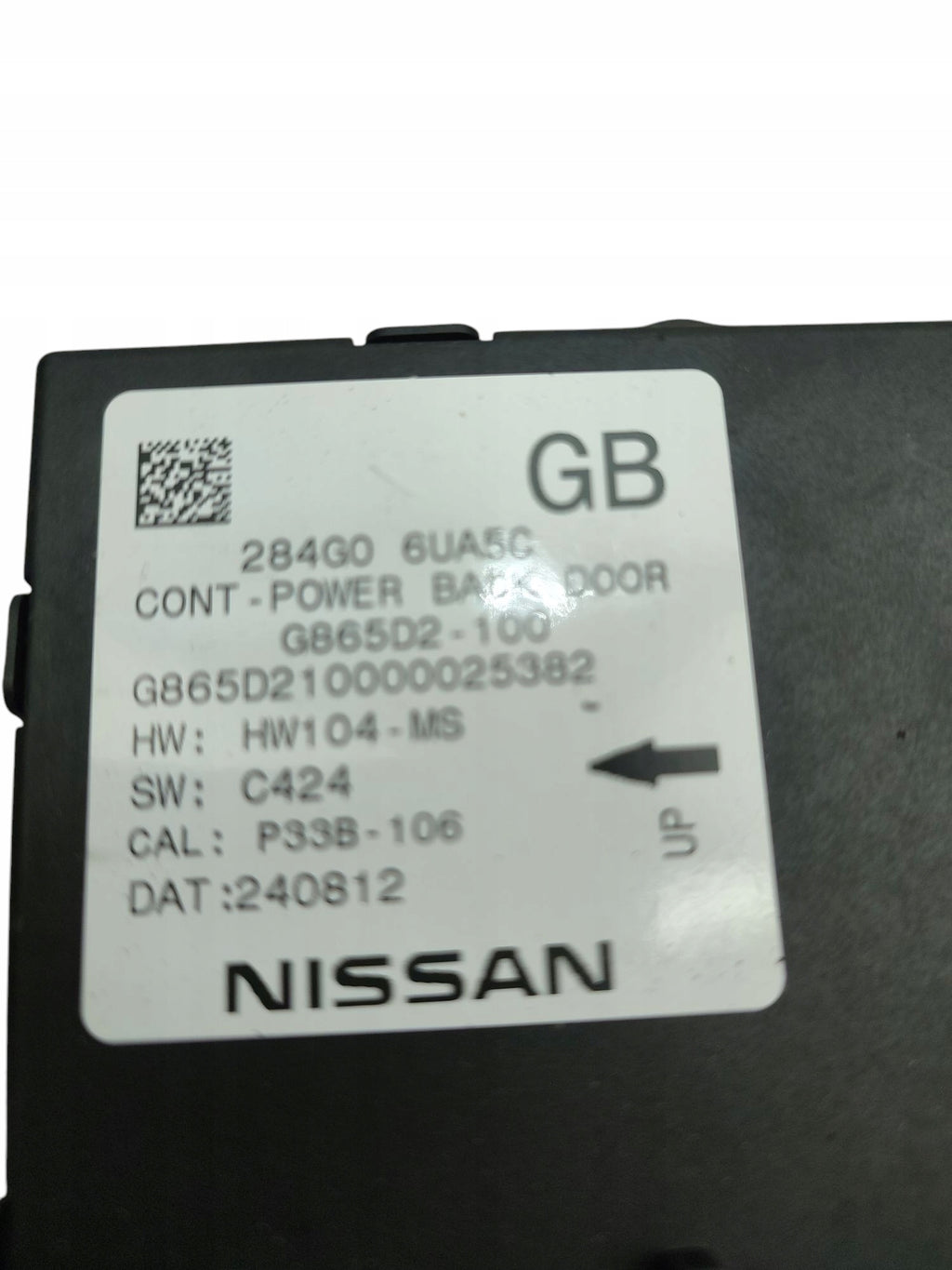 TAILGATE CONTROLLER MODULE REAR TAILGATE NISSAN QASHQAI J12 284G0-6UA5C