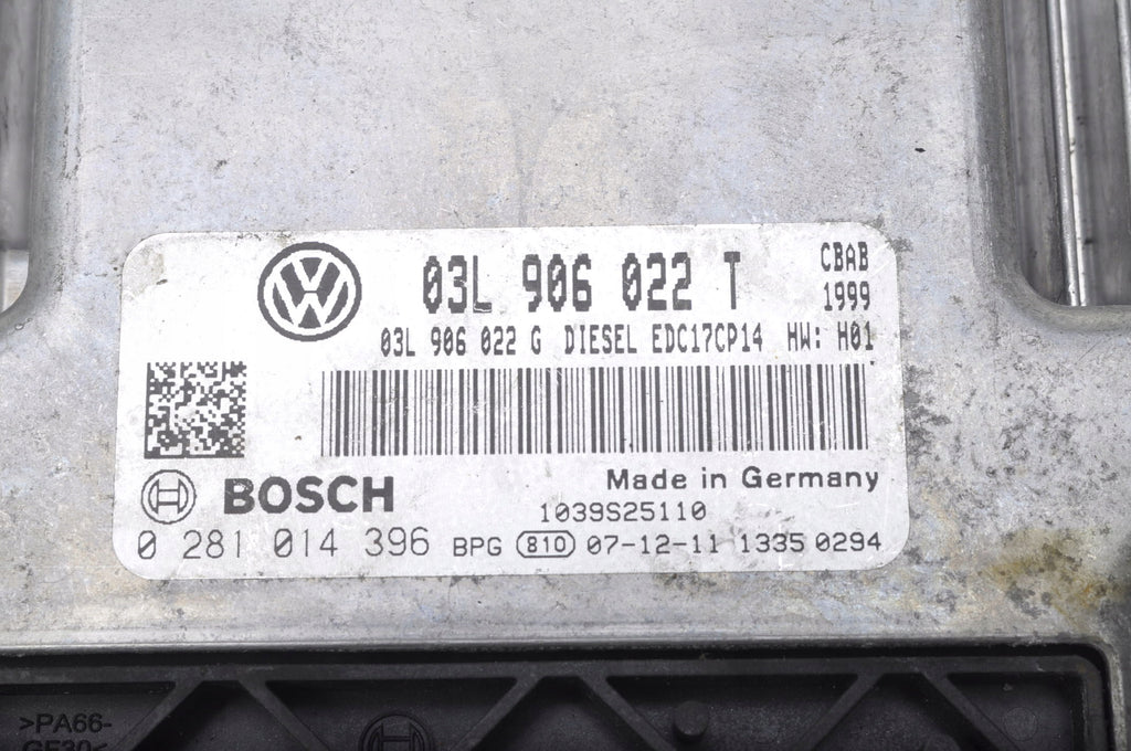 TIGUAN I 2.0 TDI 140KM COMPUTER ENGINE CONTROLLER 03L906022T 2008/03 - 2018