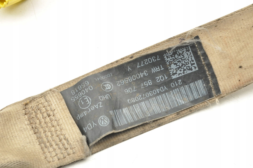 VOLKSWAGEN EOS SAFETY BELT RIGHT FRONT CONVERTIBLE 1Q2857706