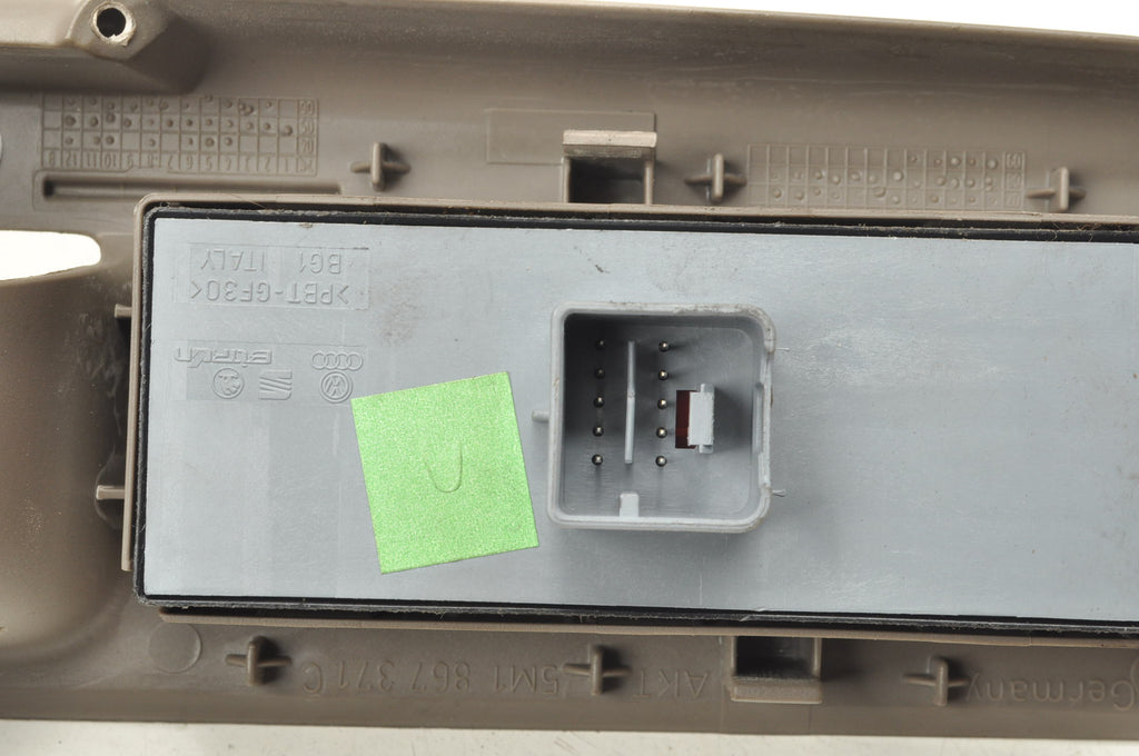 VOLKSWAGEN GOLF PLUS PANEL WINDOW SWITCH 5M1867371C BRIGHT