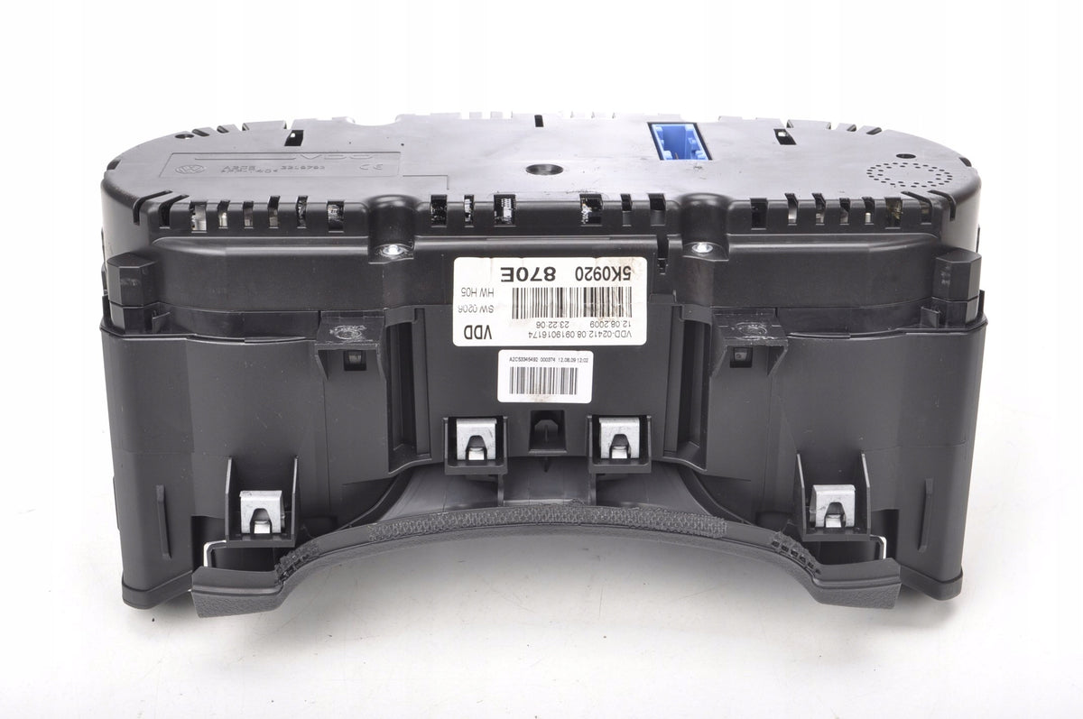 VOLKSWAGEN GOLF VI 2.0 TDI COUNTER CLOCKS 5K0920870E EUROPE