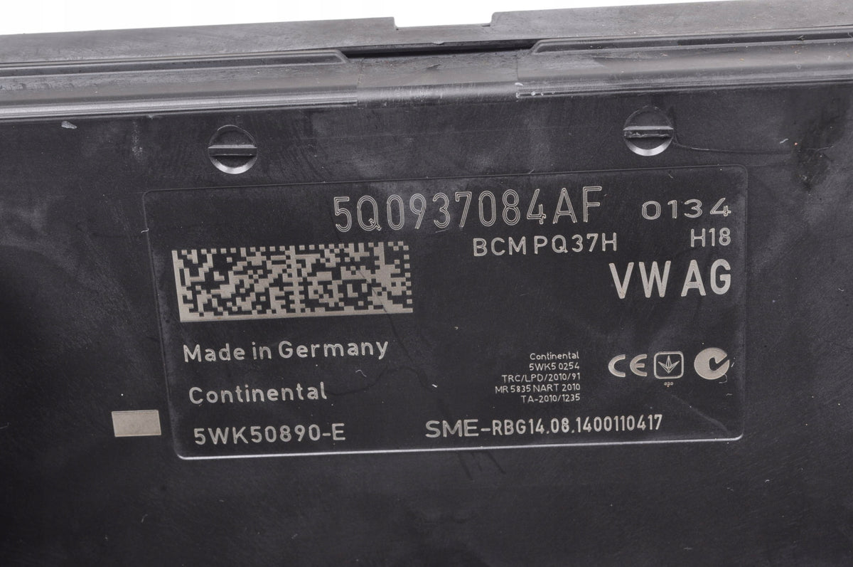 VOLKSWAGEN GOLF VII LEON III COMFORT RELAY MODULE 5Q0937084AF
