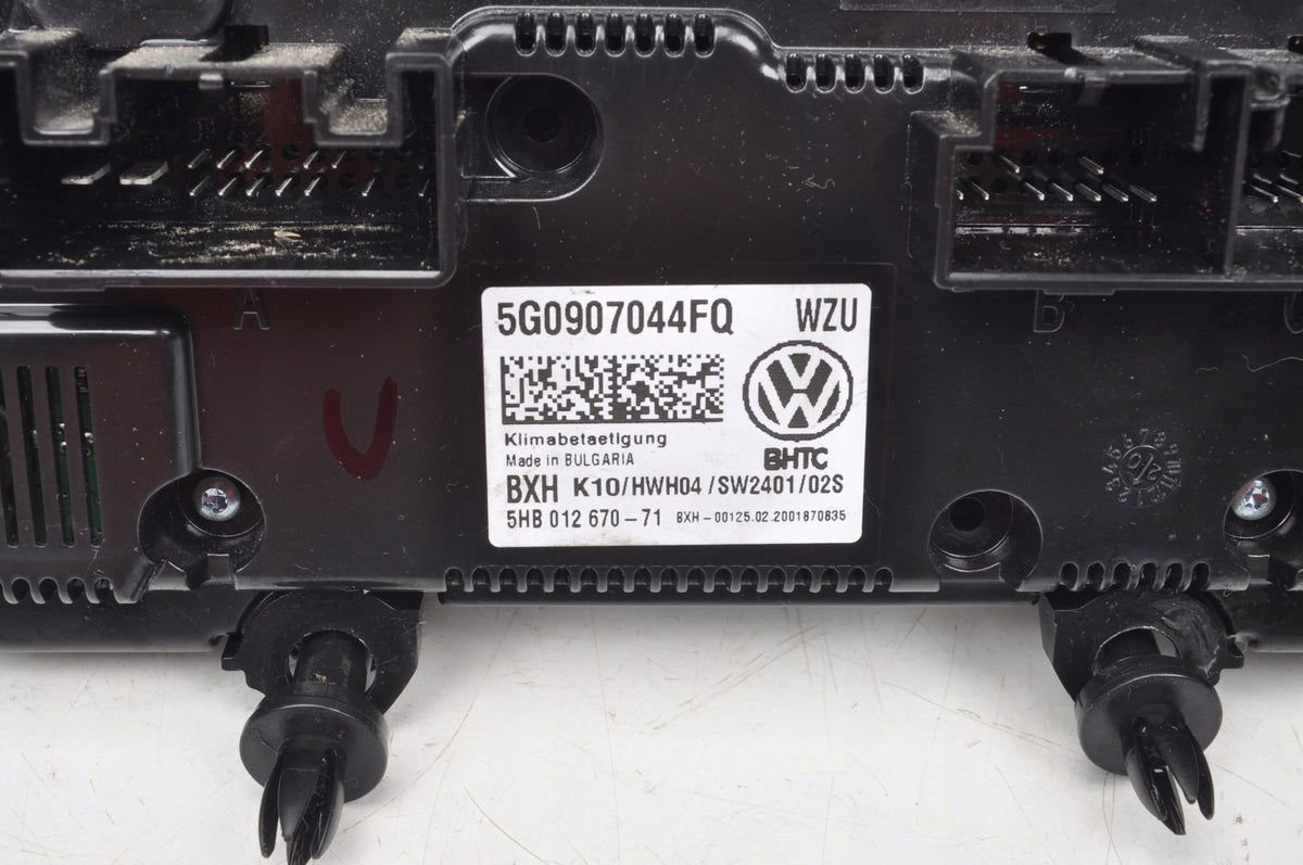 VOLKSWAGEN GOLF VII PANEL AIR CONDITIONING SWITCH 5G0907044FQ