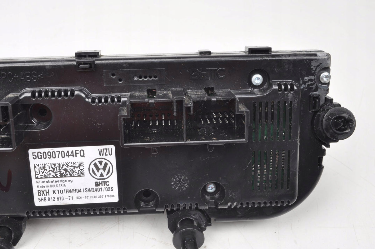 VOLKSWAGEN GOLF VII PANEL AIR CONDITIONING SWITCH 5G0907044FQ