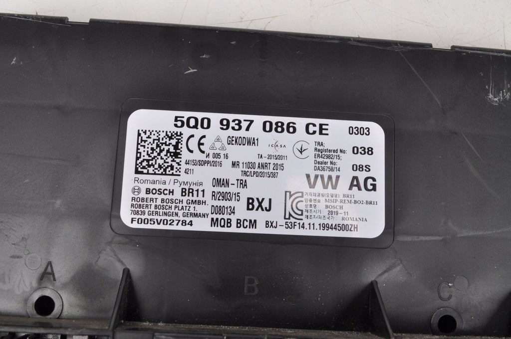 VOLKSWAGEN GOLF VII PANEL AIR CONDITIONING SWITCH 5G0907044FQ