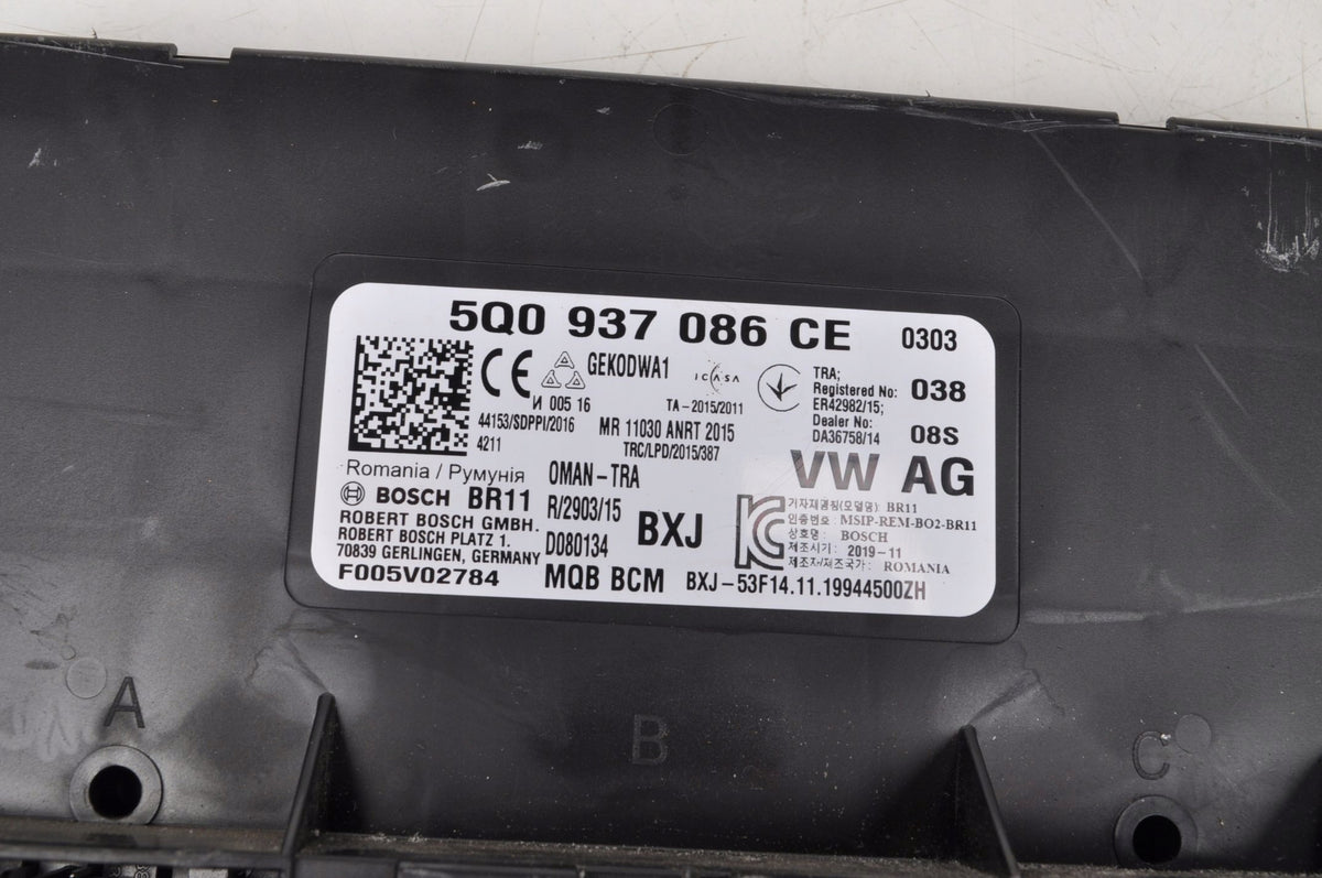 VOLKSWAGEN GOLF VII PANEL AIR CONDITIONING SWITCH 5G0907044FQ