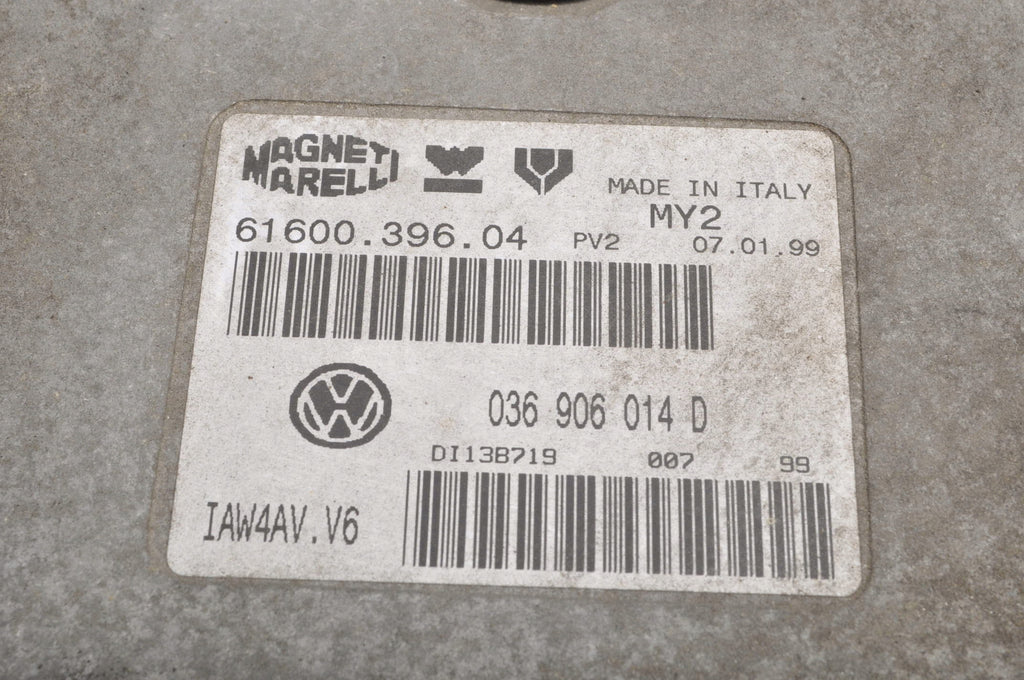 VOLKSWAGEN LUPO 1.4 16V 75HP COMPUTER ENGINE CONTROLLER 036906014D