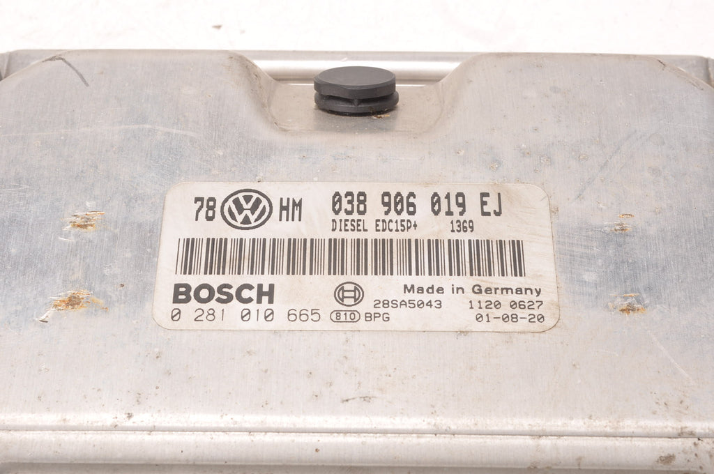 VOLKSWAGEN PASSAT B5 1.9 TDI 101 HP COMPUTER ENGINE CONTROLLER 038906019EJ