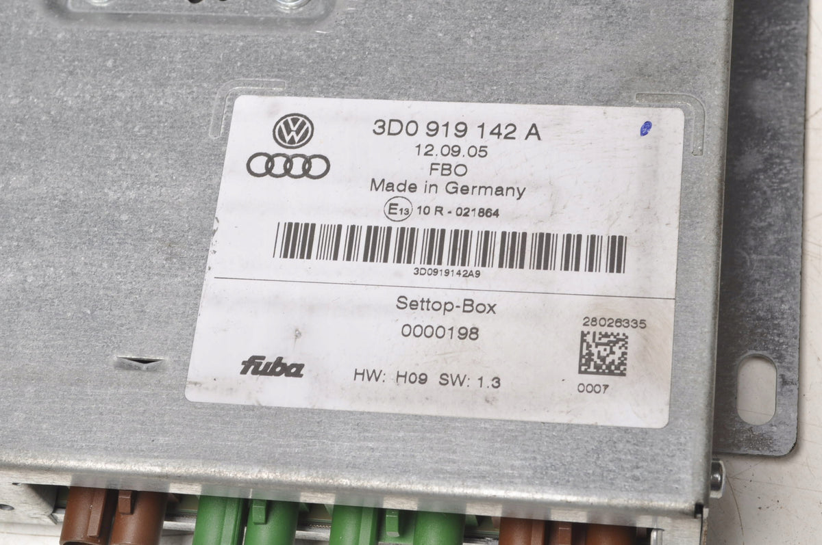 VOLKSWAGEN PHAETON MODULE TV TUNER 3D0919142A