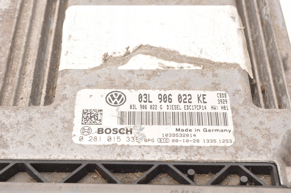 VOLKSWAGEN SCIROCCO III 2.0 TDI COMPUTER ENGINE DRIVER 03L906022KE