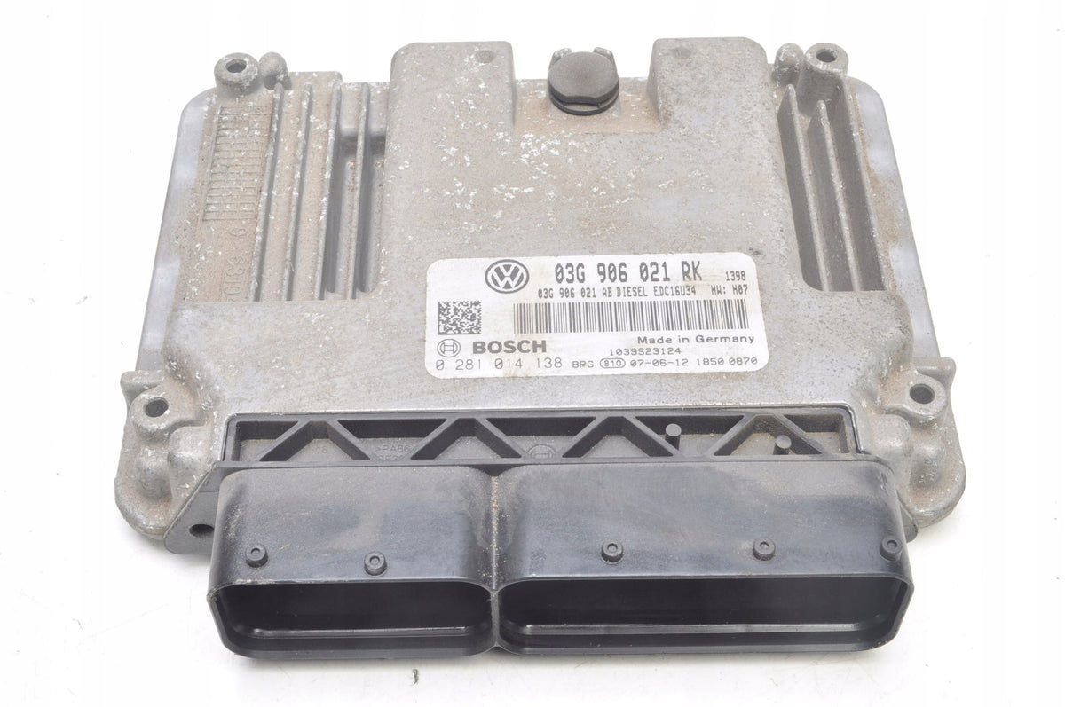 VOLKSWAGEN TOURAN I 1.9 TDI 90KM COMPUTER ENGINE DRIVER 03G906021RK