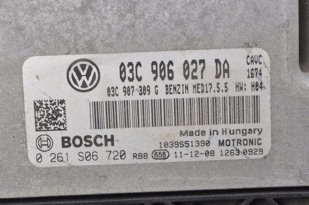 VOLKSWAGEN TOURAN LIFT 10-15 1.4 TSI COMPUTER ENGINE DRIVER 03C906027DA