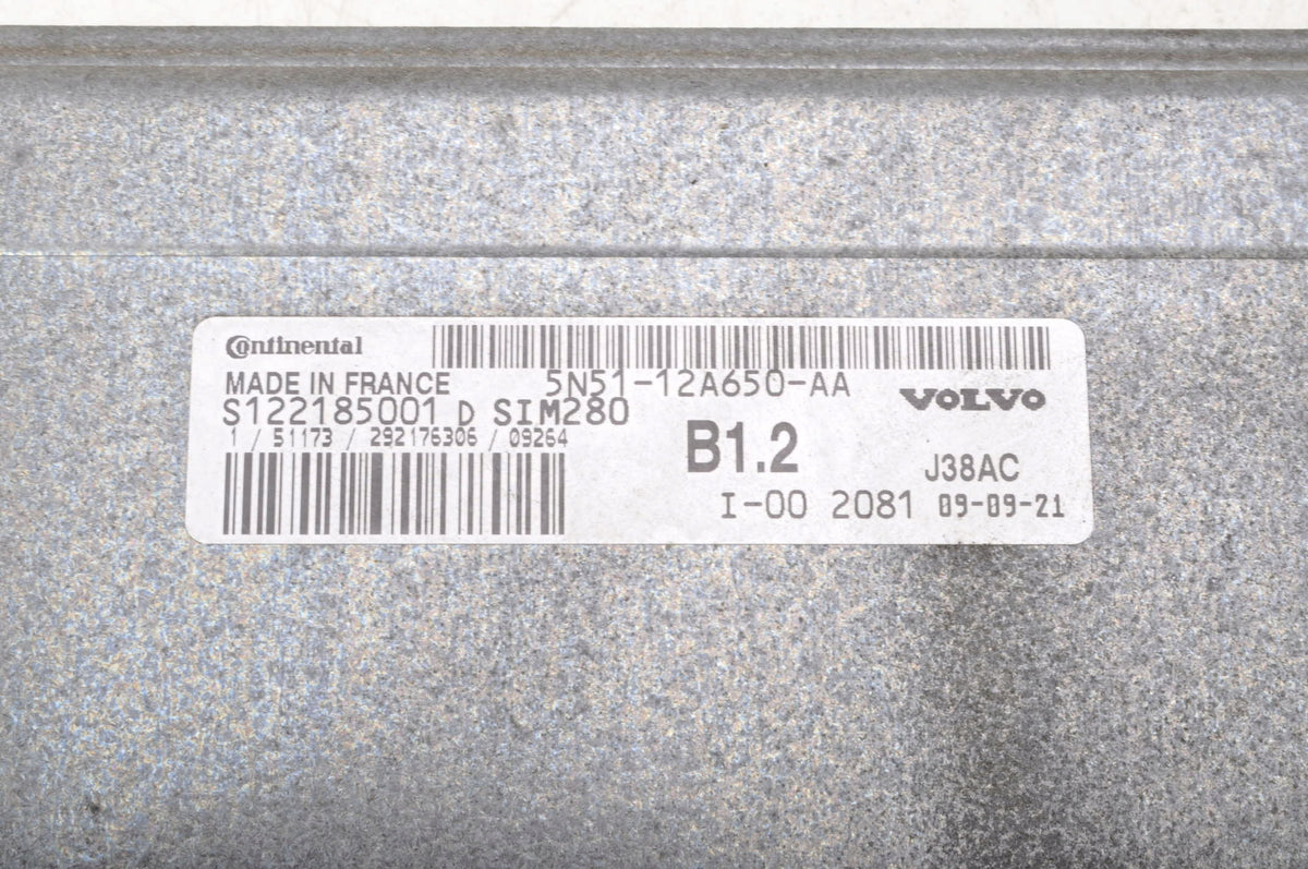 VOLVO C30 1.6 B MOTOR CONTROLLER 5N51-12A650-AA