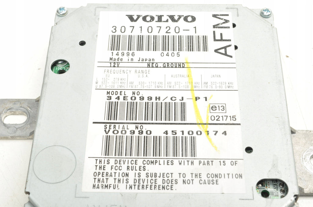 VOLVO C30 S40 C70 V50 ANTENNA AMPLIFIER 30710720