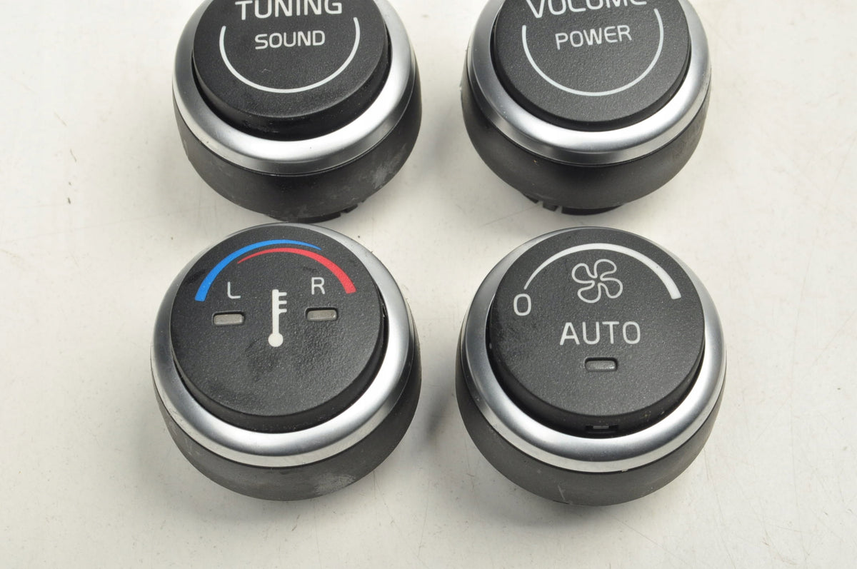 VOLVO C30 S40 II V50 C70 KNOB SET AIR CONDITIONING RADIO PANEL