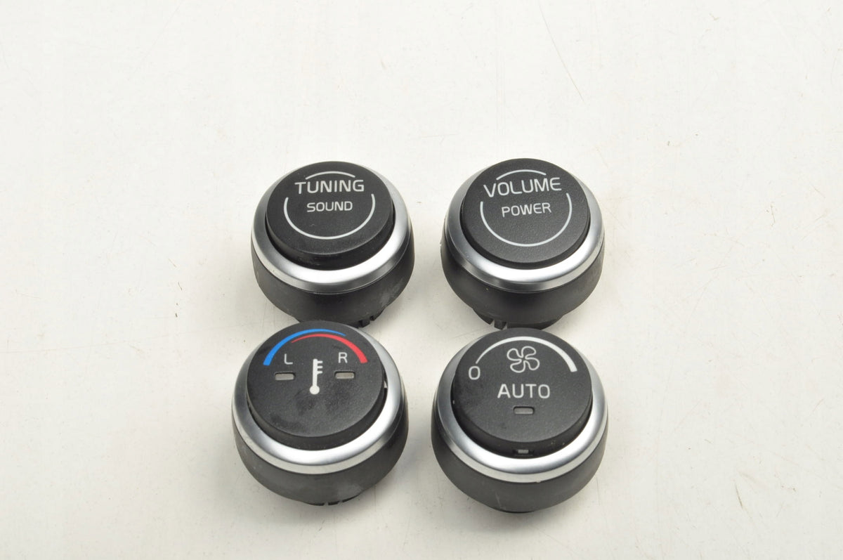 VOLVO C30 S40 II V50 C70 KNOB SET AIR CONDITIONING RADIO PANEL