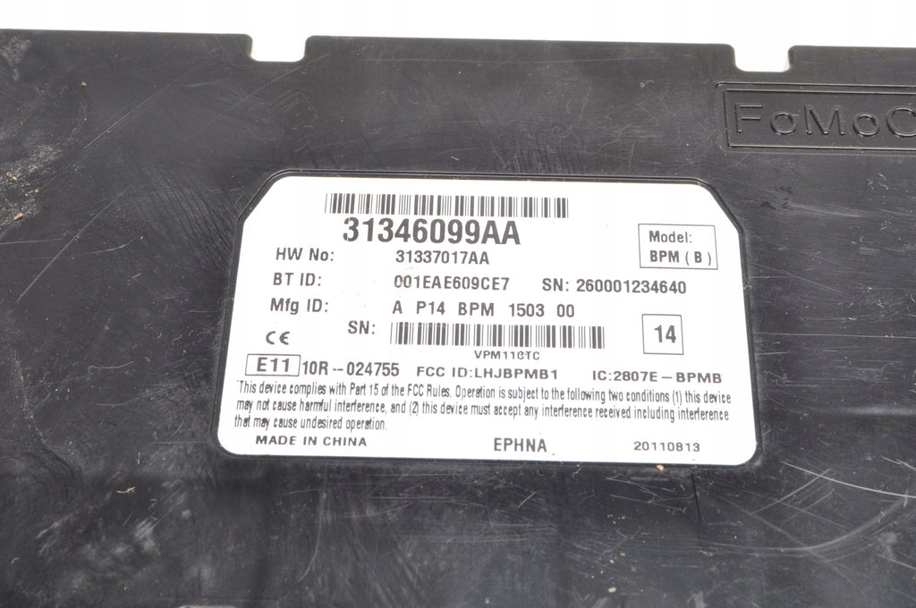 VOLVO C30 S40 II V50 MODULE BLUETOOTH CONTROLLER LIFT 31346099AA