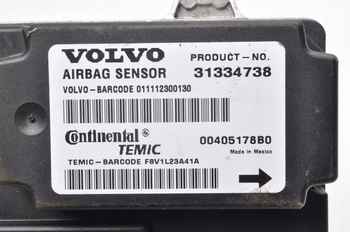 VOLVO C30 S40 V50 C70 AIRBAG SENSOR 31334738