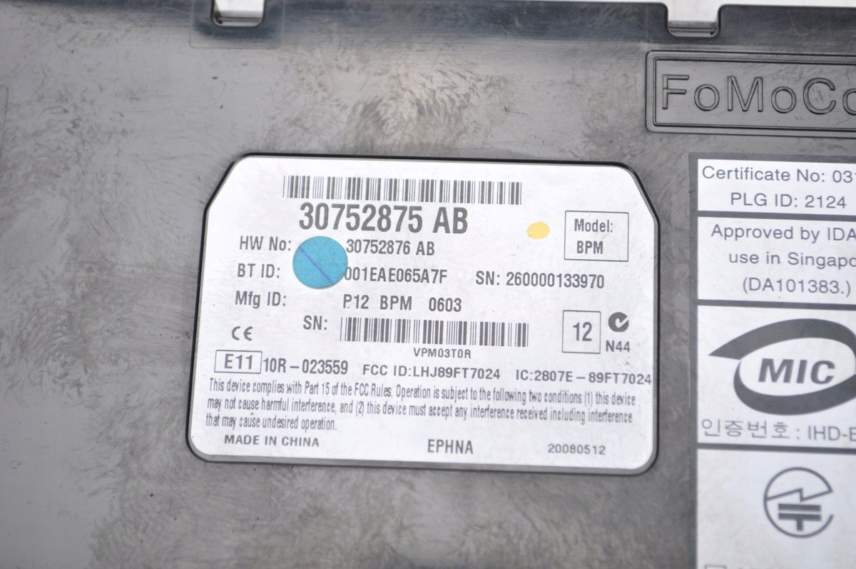 VOLVO S40 II AMPLIFIER RADIO MODULE 30752875AB