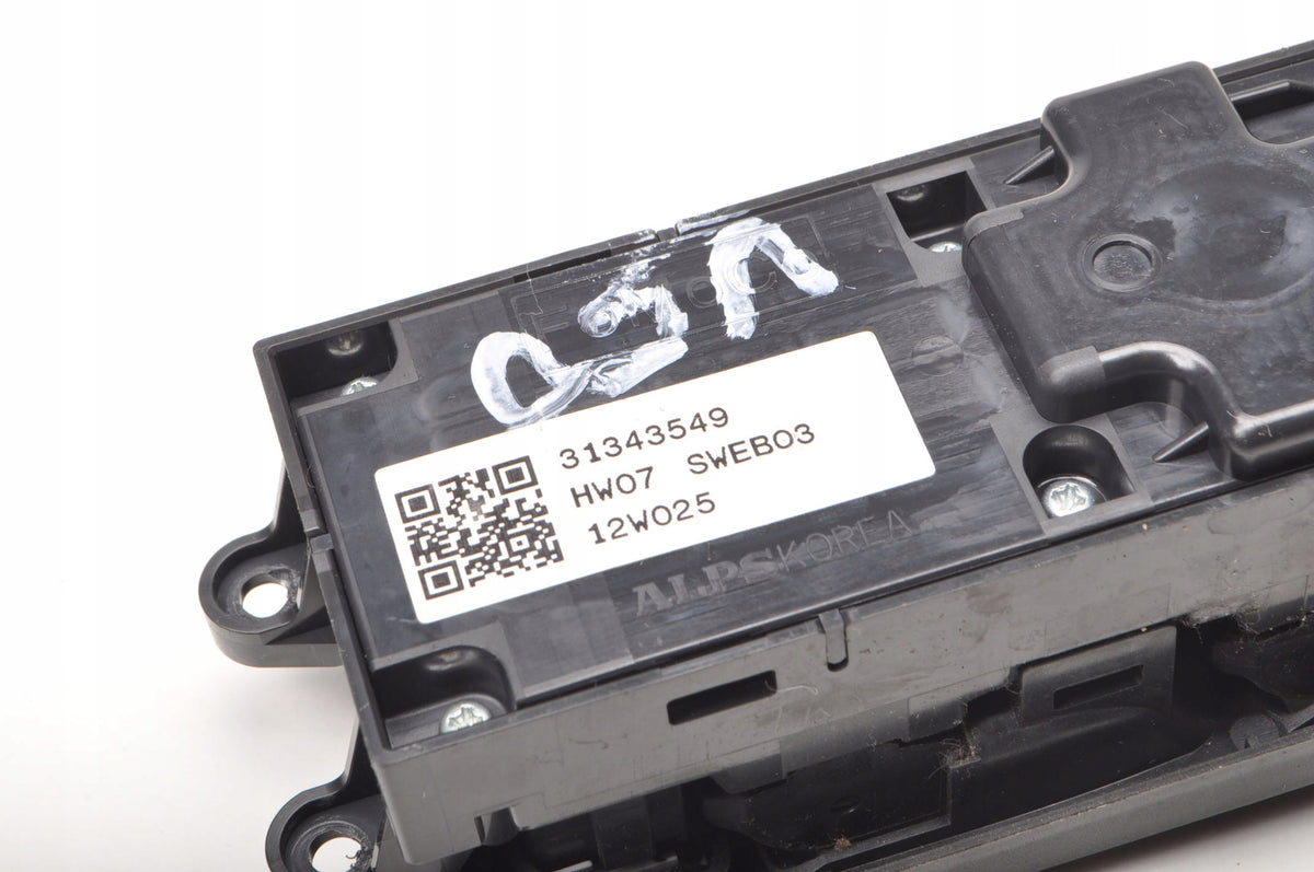 VOLVO S40 II V50 MIRROR GLASS CONTROL PANEL 31343549