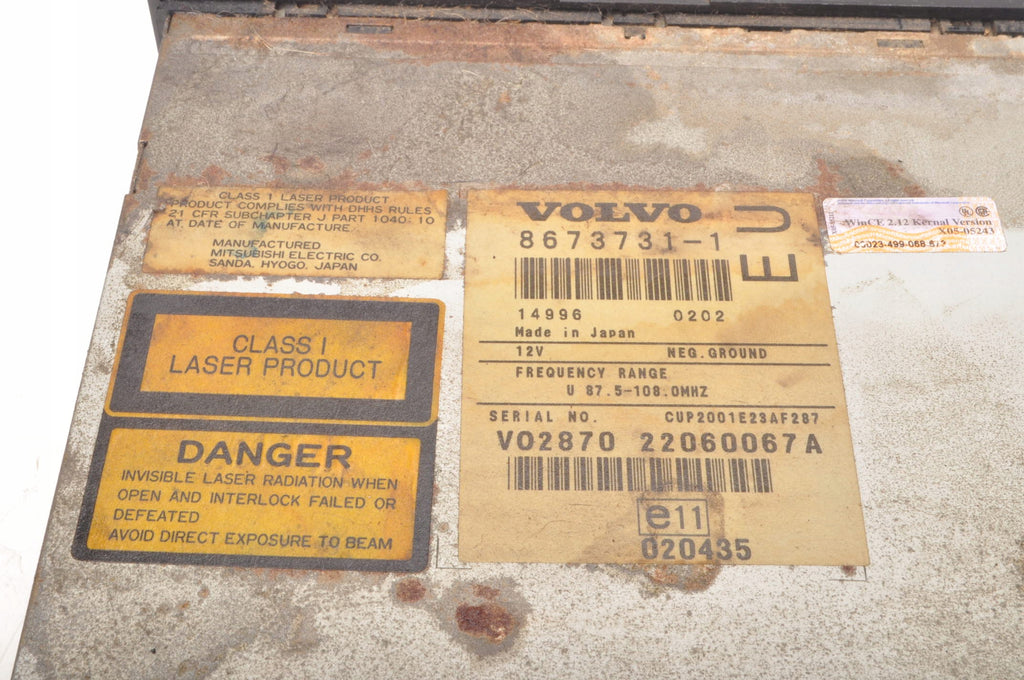VOLVO S60 AND V70 II NAVIGATION PLATE READER 8673731