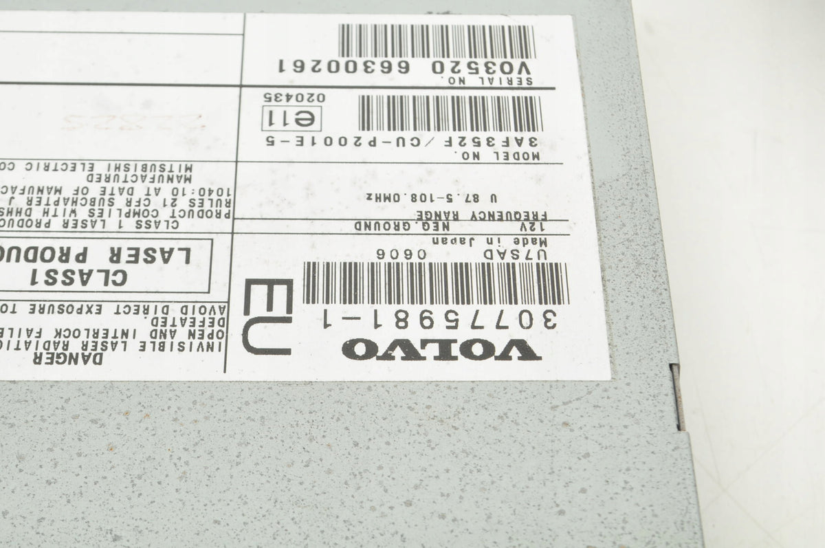 VOLVO S60 AND V70 II XC70 NAVIGATION PLATE READER 30775981