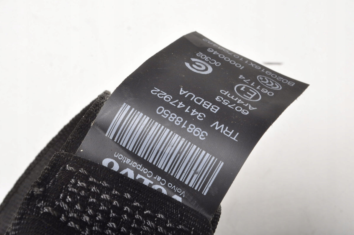 VOLVO S60 II SEAT BELT LEFT REAR 39818850
