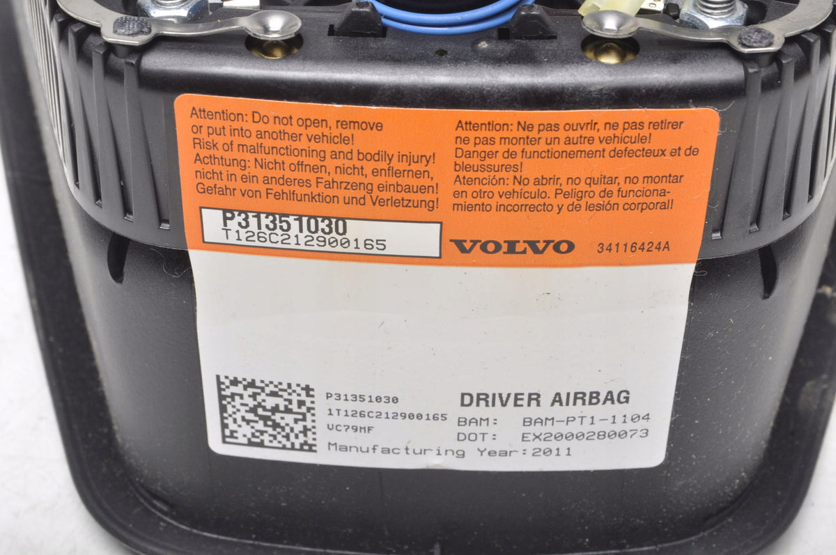 VOLVO S60 II V60 AIRBAG DRIVER AIRBAG 31351030