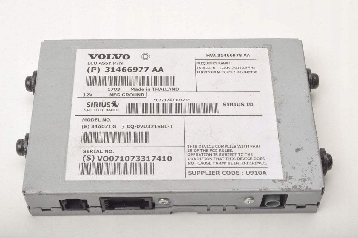 VOLVO S60 II V60 ANTENNA AMPLIFIER 31466977AA LIFT