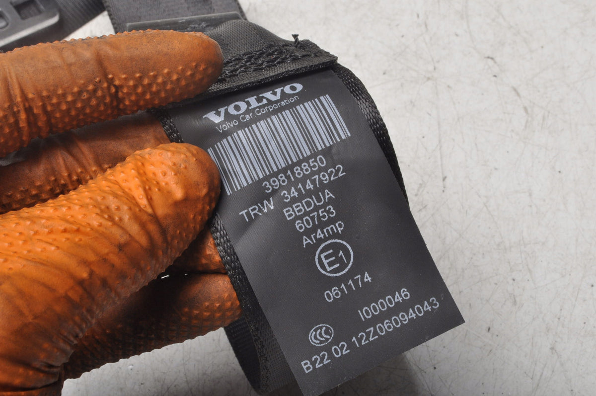 VOLVO S60 II V60 BELT LEFT REAR 39818850