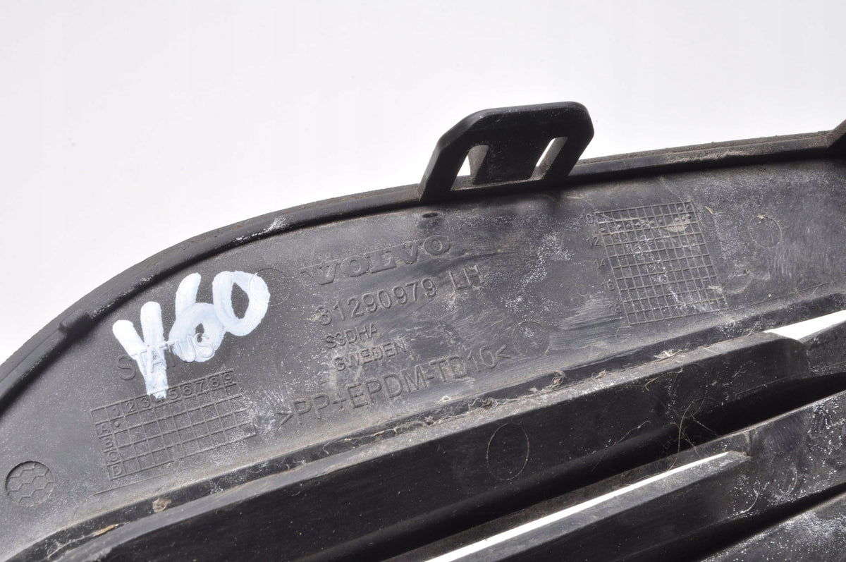 VOLVO S60 II V60 GRILLE DUMMY BUMPER LEFT 31290979