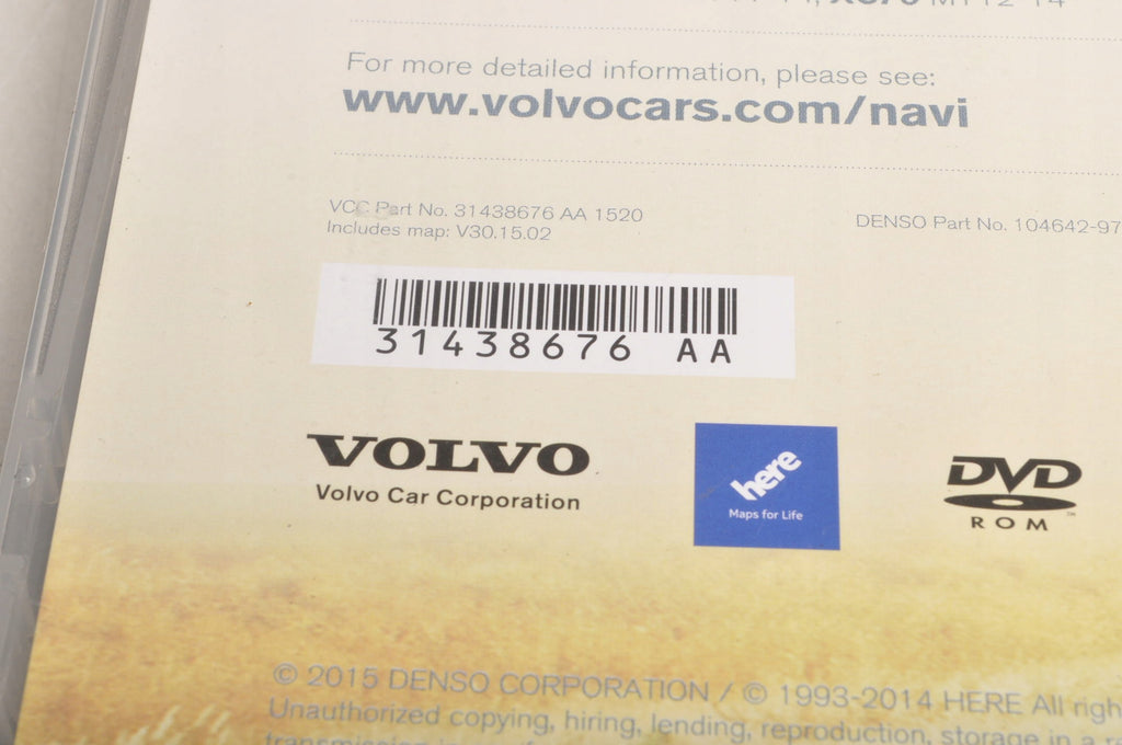VOLVO S60 II V60 NAVIGATION BOARDS 31438676
