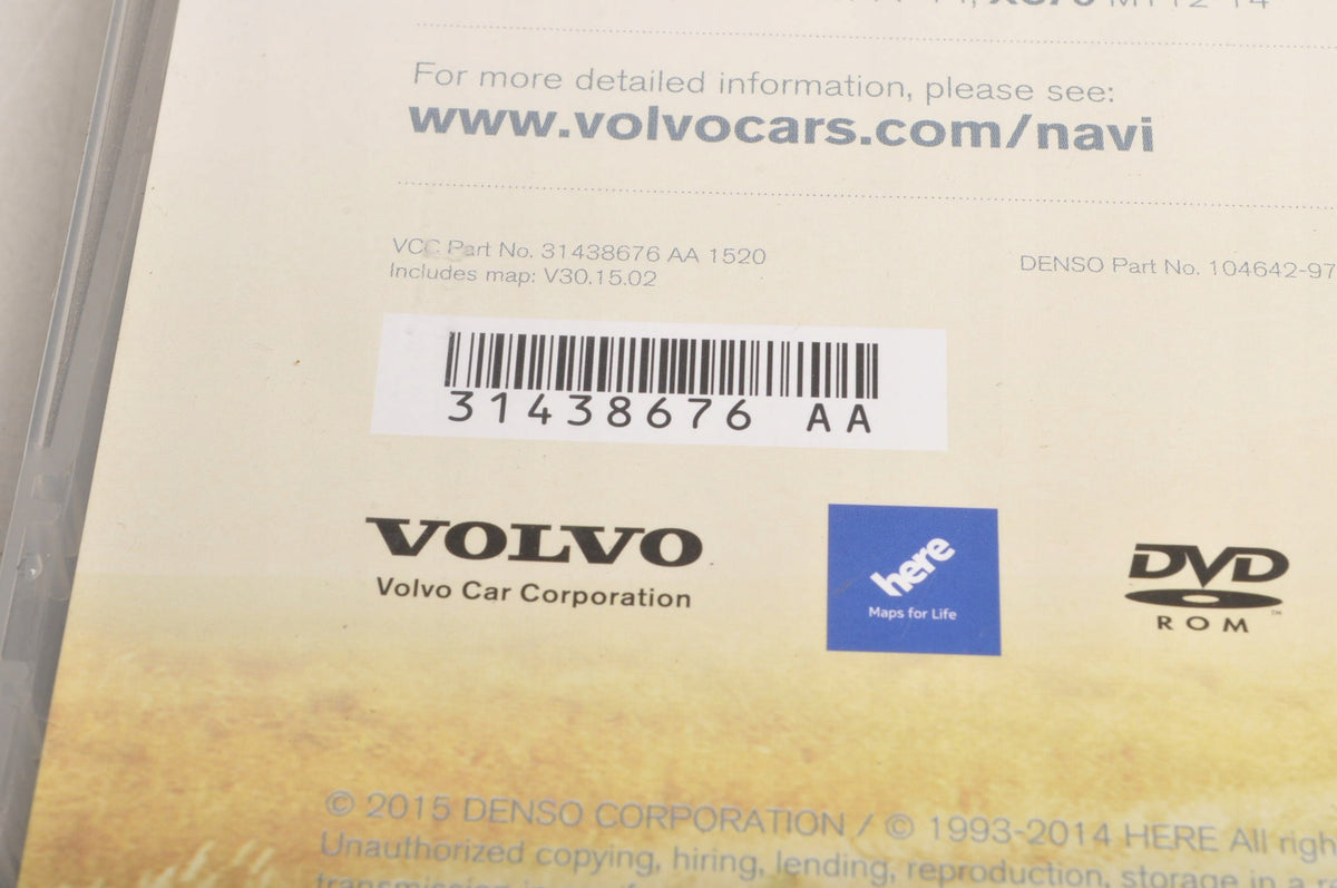 VOLVO S60 II V60 NAVIGATION BOARDS 31438676