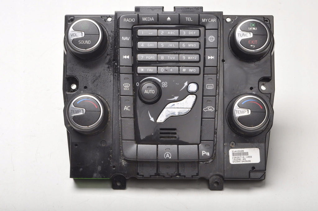 VOLVO S60 II V60 PANEL AIR CONDITIONING SUPPLY SWITCH 31443428
