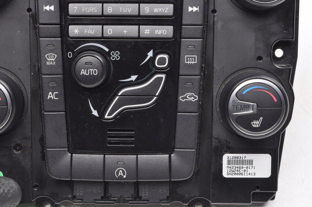 VOLVO S60 II V60 PANEL AIR CONDITIONING SWITCH 31288317