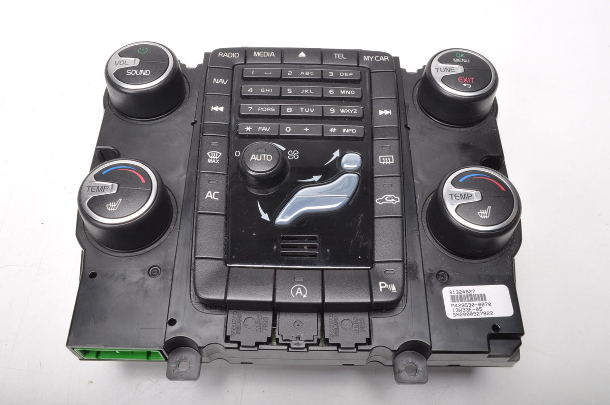 VOLVO S60 II V60 PANEL AIR CONDITIONING SWITCH 31324827