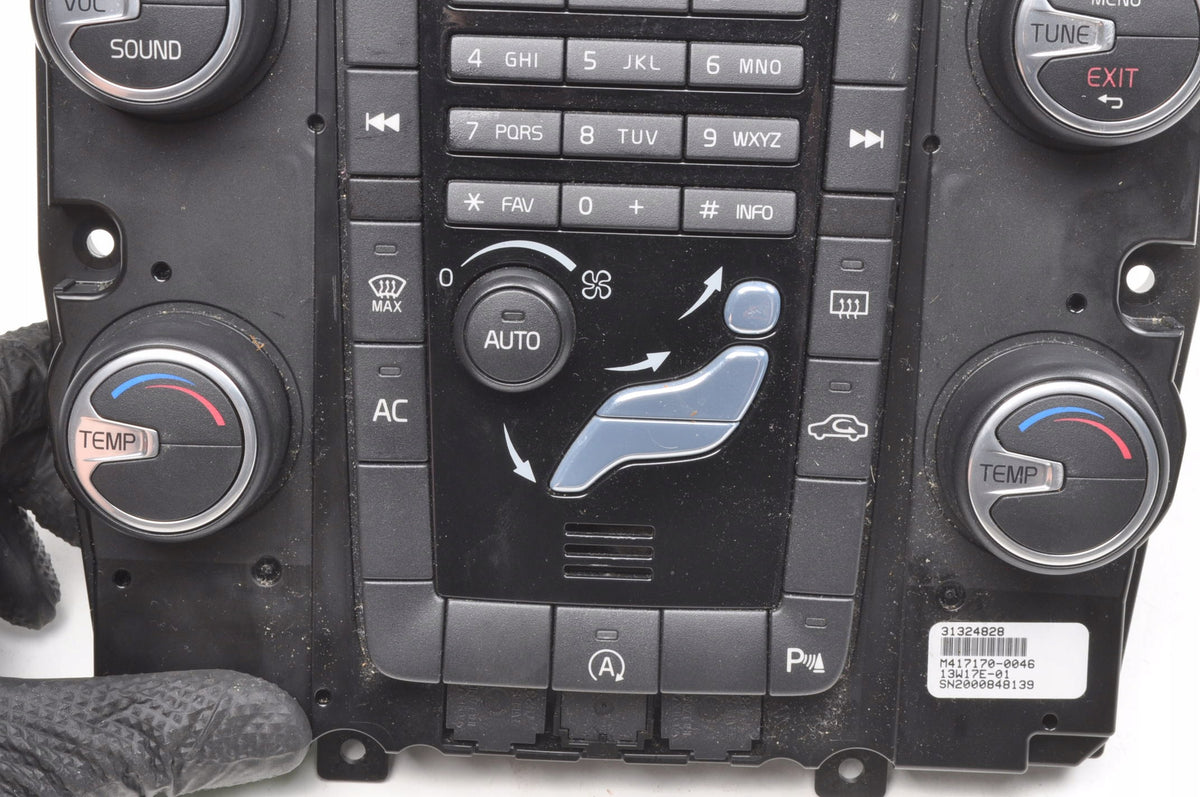 VOLVO S60 II V60 PANEL AIR CONDITIONING SWITCH 31324828