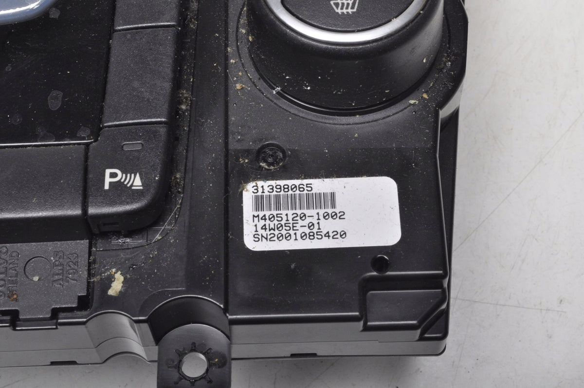 VOLVO S60 II V60 PANEL AIR CONDITIONING SWITCH 31398065
