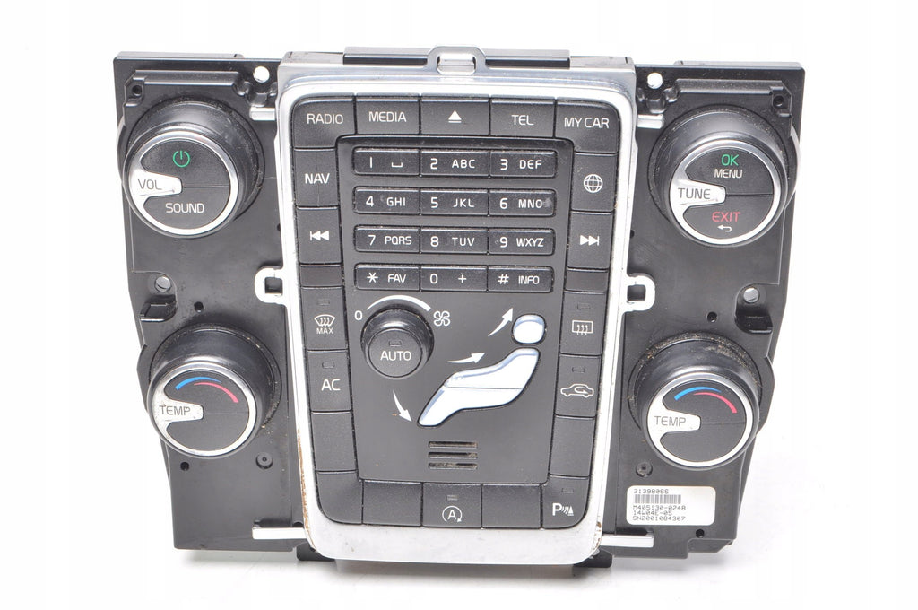 VOLVO S60 II V60 PANEL AIR CONDITIONING SWITCH 31398066