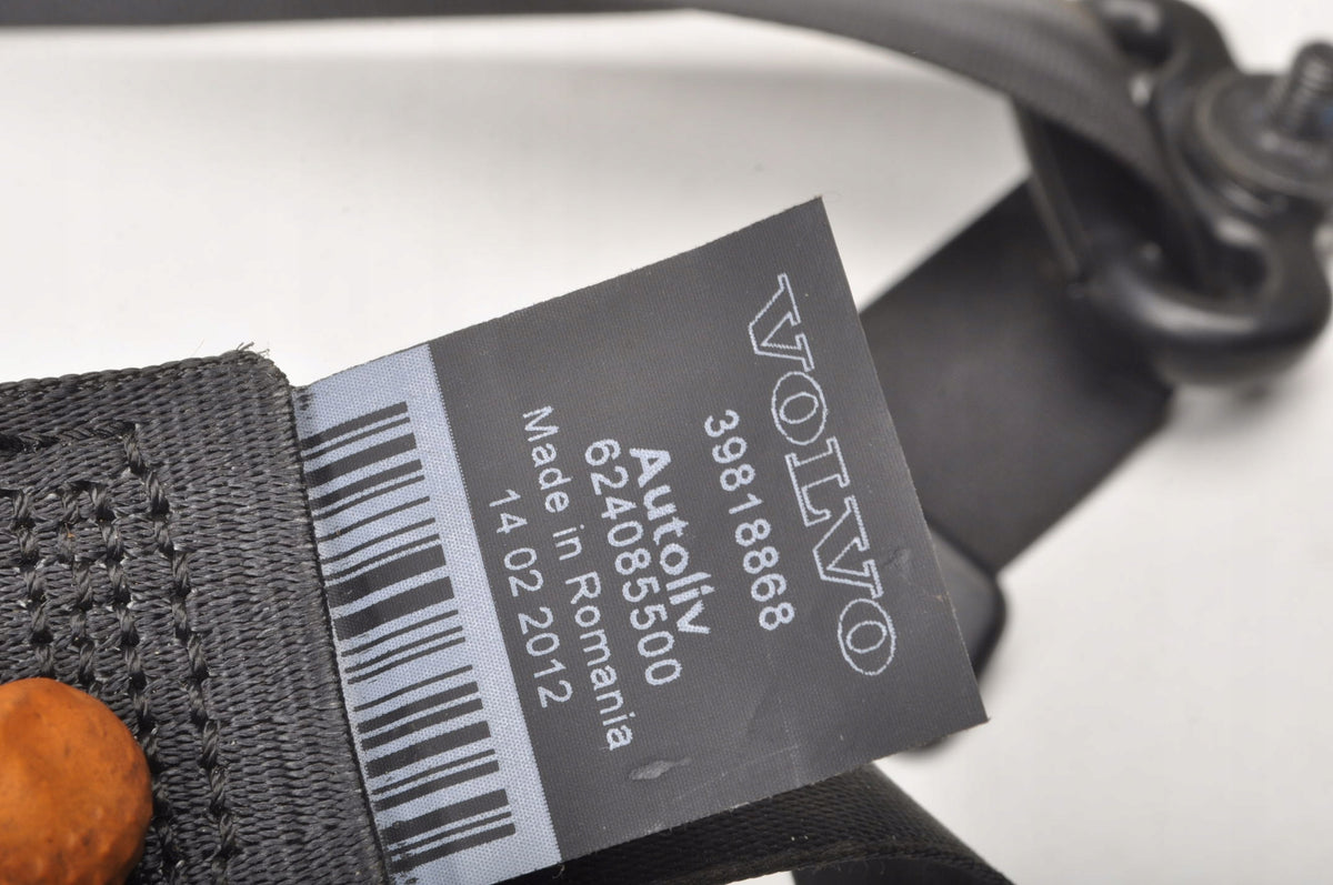 VOLVO S60 II V60 SEAT BELT LEFT REAR 2 ROW 39818868